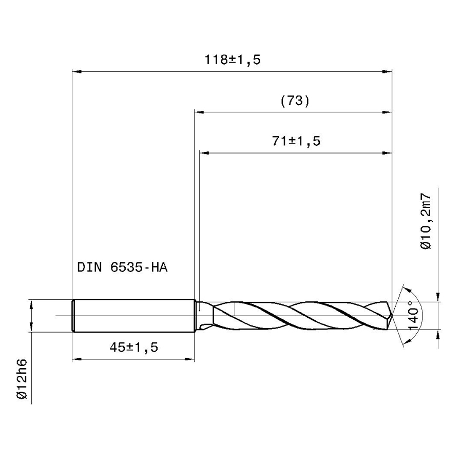 5515-10.200 схема твердосплавного сверла с размерами