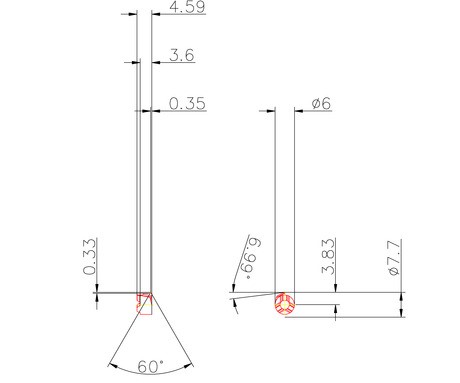 Фото 2: 270140 1.75 HB720 пластина отрезная, канавочная