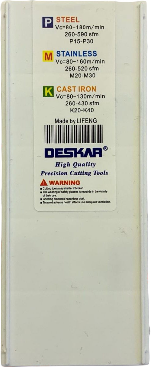 Фото 7: 22ER 5.0 ISO LDA пластина резьбовая DESKAR