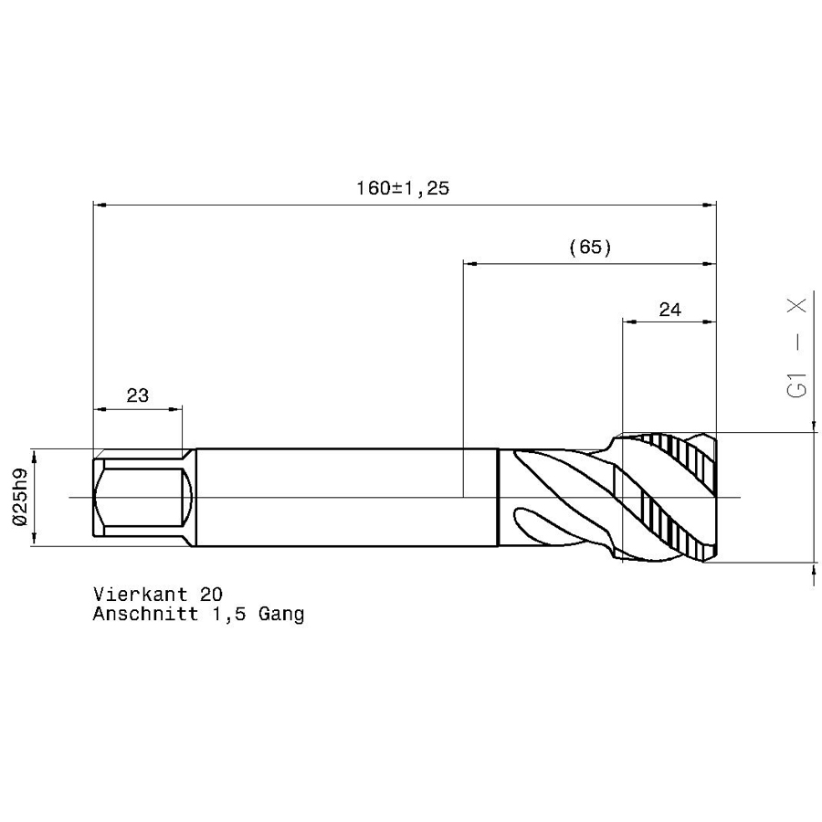 схема метчика трубный g 4632 33.249