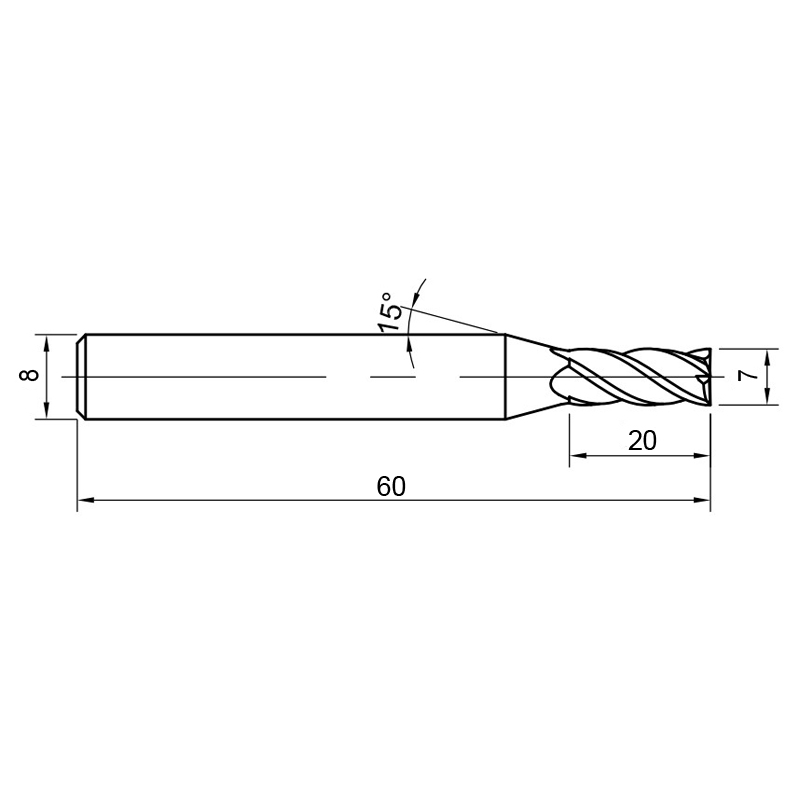 Фото 2: UP210-S4-07020 фреза
