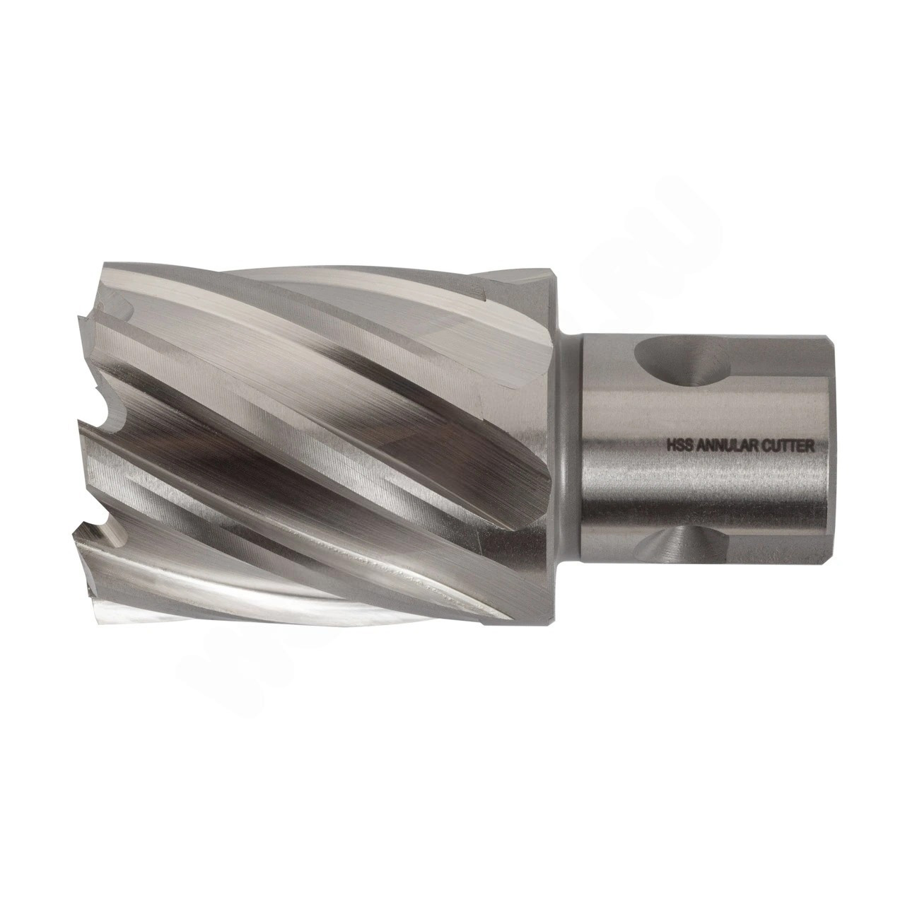 D40х30 Weldon 19 Р6М5/М2 корончатое сверло Qtool - фотография 1 Фото 1: D40х30 Weldon 19 Р6М5/М2 корончатое сверло Qtool