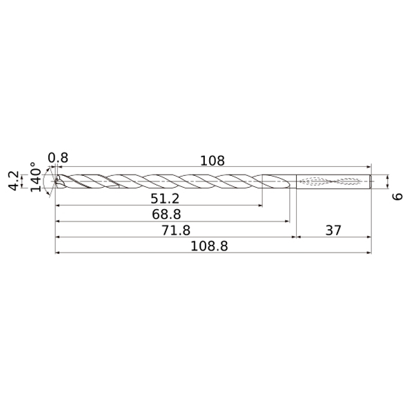 Фото 2: MNS0420-L12C TF15 сверло твердосплавное под СОЖ