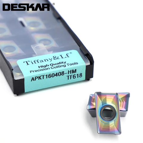 Фото 3: APKT 160408 HM TF618 пластина фрезерная DESKAR