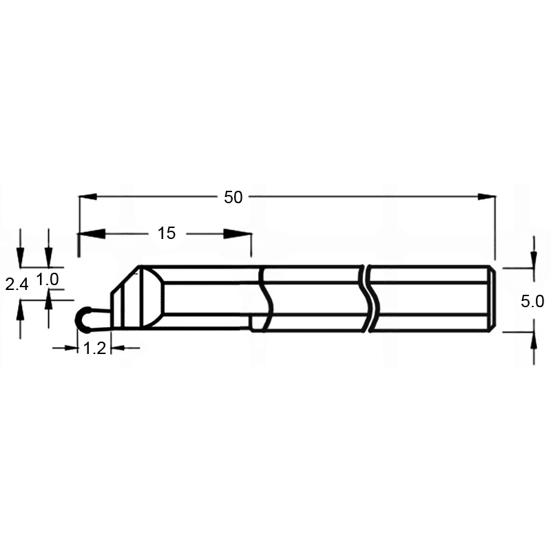 Фото 2: MZR 5 R0.5 L15 минирезец Deskar