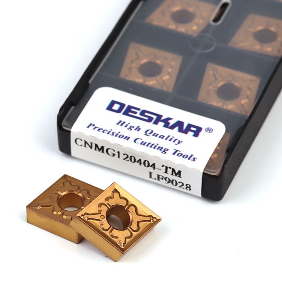 Фото 3: CNMG 120404 TM LF9028 пластина для точения DESKAR