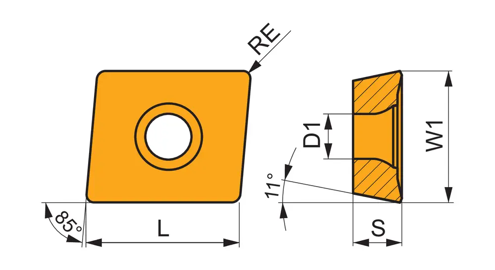 Фото 2: APET 150412 EN M8330 пластина для фрез