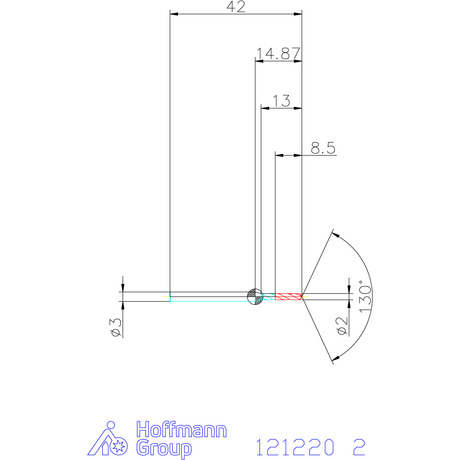 Фото 2: 121220 2.0 cверло твердосплавное 