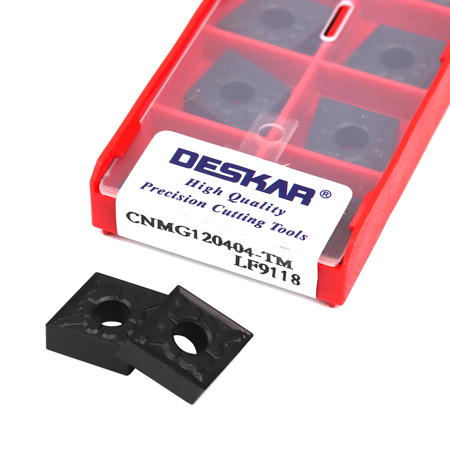 Фото 6: CNMG 120404 TM LF9118 пластина для точения DESKAR