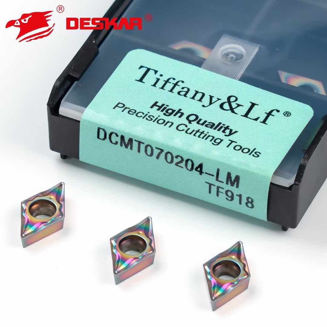 Фото 2: DCMT070204 LM TF918 пластина для точения DESKAR