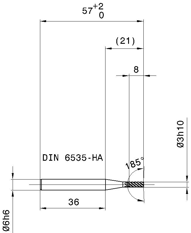 Фото 2: 5745 3.000 фреза концевая