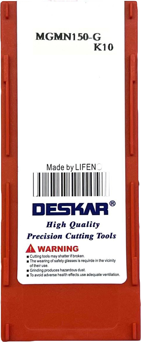 Фото 4: MGMN 150 G K10 пластина отрезная, канавочная DESKAR