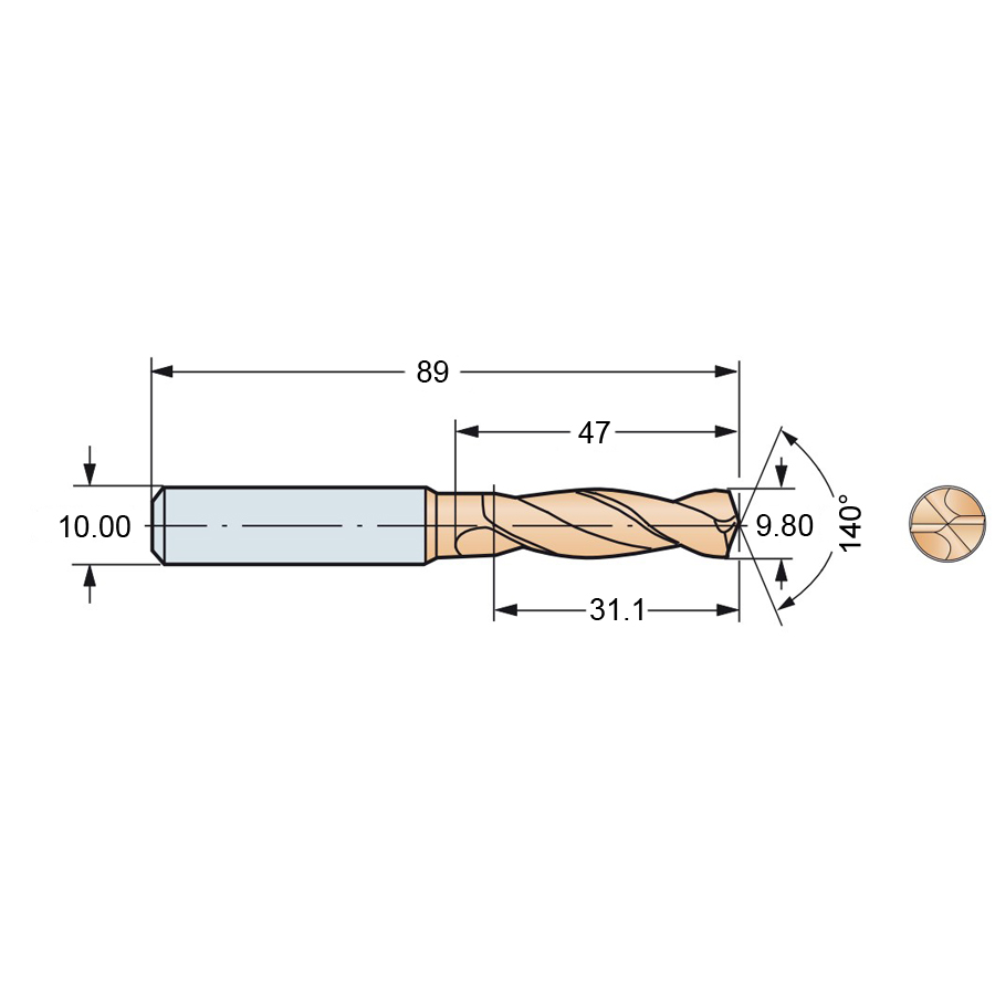 r840-0980-30-a0a 1220 схема твердосплавного сверла с размерами