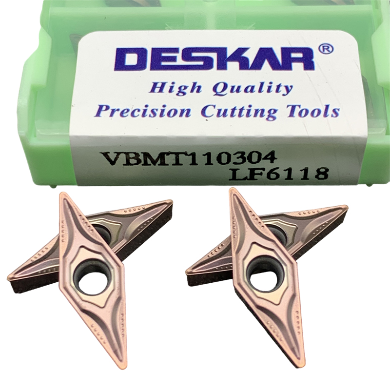 VBMT110304 LF6118 пластина для точения DESKAR - фотография 2 Фото 2: VBMT110304 LF6118 пластина для точения DESKAR