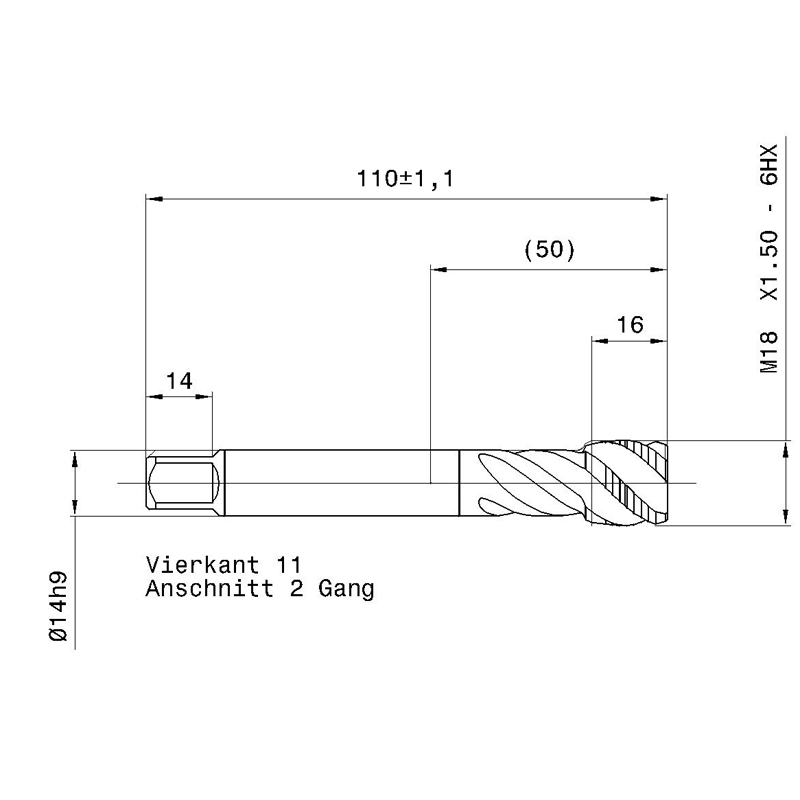394 12.007 m18х1,5 схема с размерами метчик машинный m