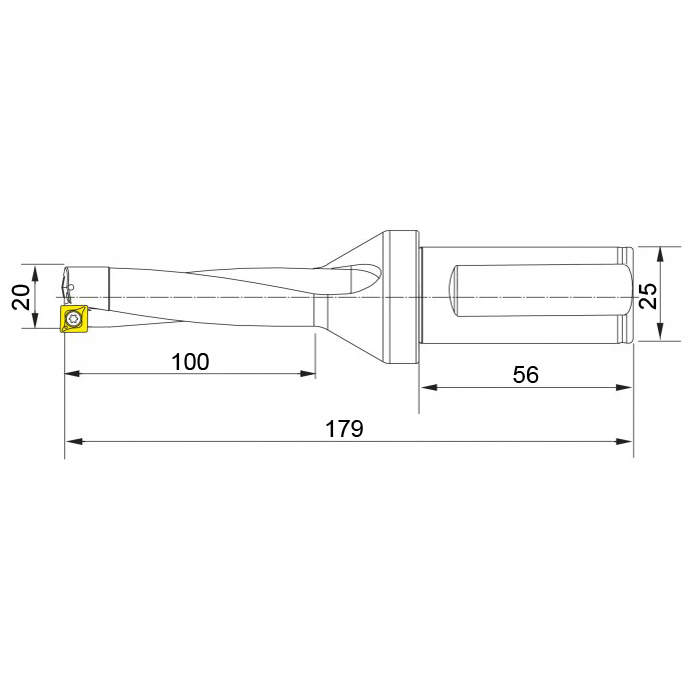 zd05-200-xp25-sp06-02 схема сверла со сменными пластинами с размерами