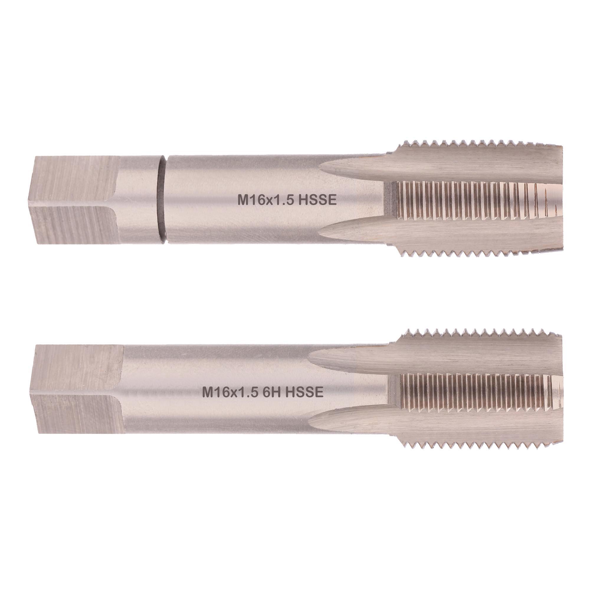 М16х1.5 DIN2181 HSS-E 6h 70мм a=9.0 набор метчиков 2 шт Qtool - фотография 1 Фото 1: М16х1.5 DIN2181 HSS-E 6h 70мм a=9.0 набор метчиков 2 шт Qtool