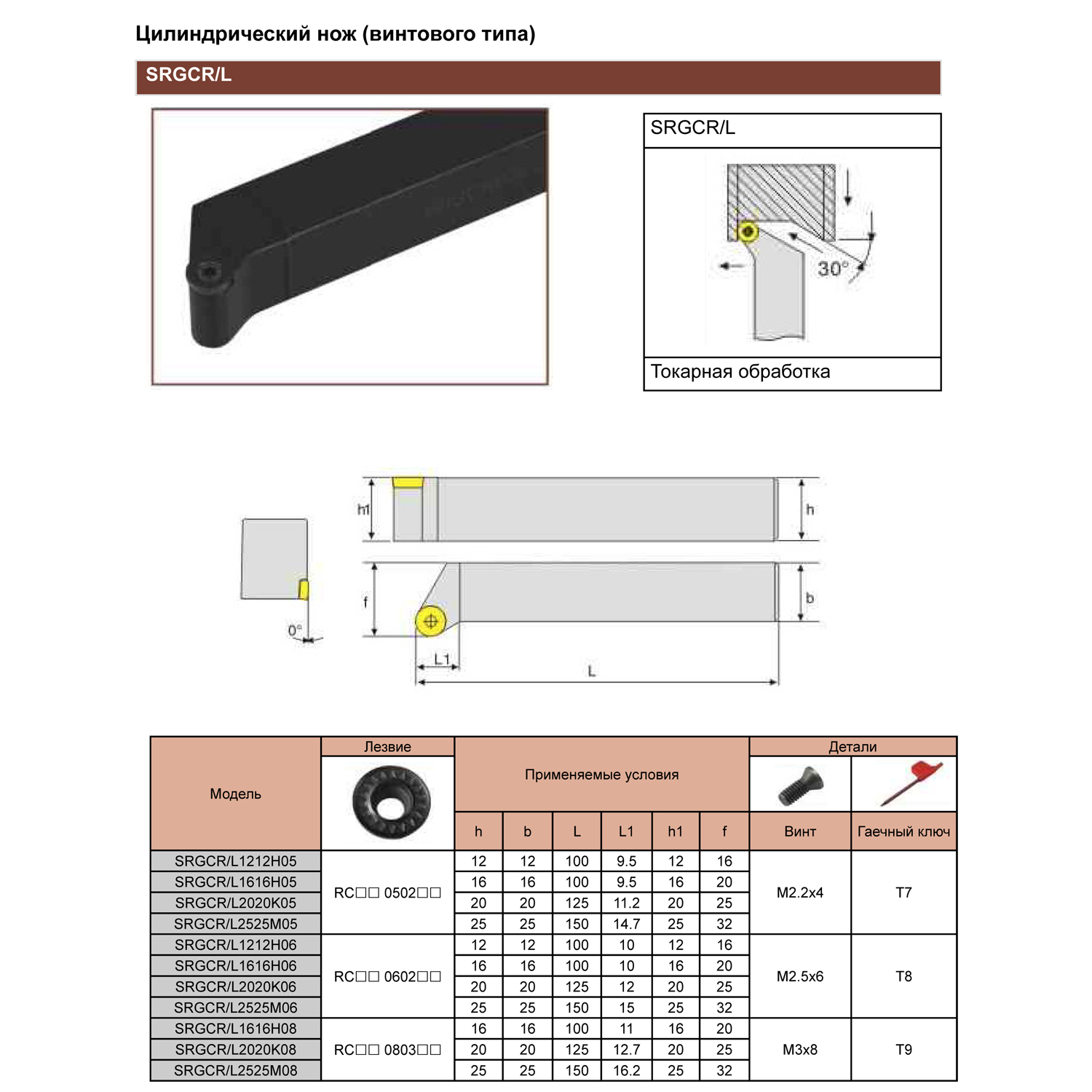 Фото 3: SRGCR1616H06 державка токарная (z) Qtool