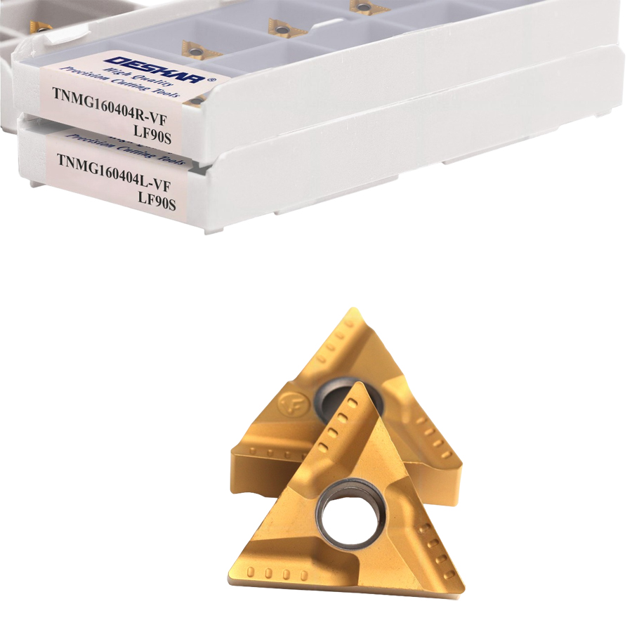 Фото 4: TNMG 160404 R VF LF90S пластина для точения DESKAR