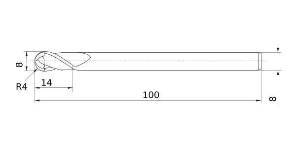Фото 2: MS2MBR0400 фреза