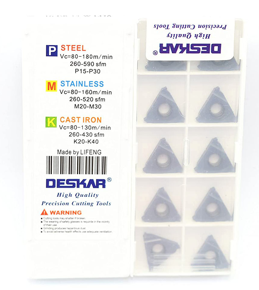 Фото 5: 16ER 16W LDA пластина резьбовая DESKAR