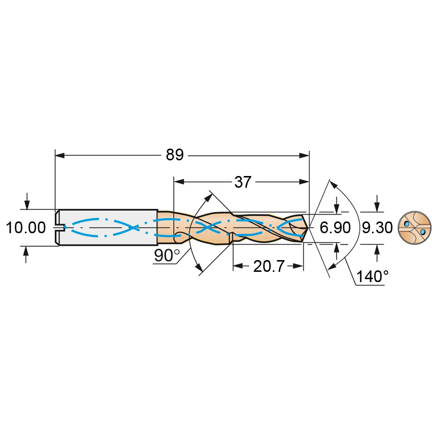 r841-0690-30-a1a 1220 схема твердосплавного сверла с размерами