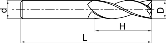 Фото 2: AL-3EL-D6.0 фреза