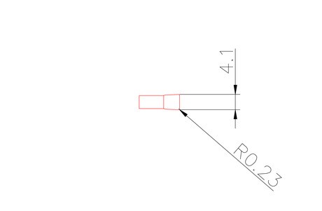 Фото 2: 273115 4.1 отрезная, канавочная пластина