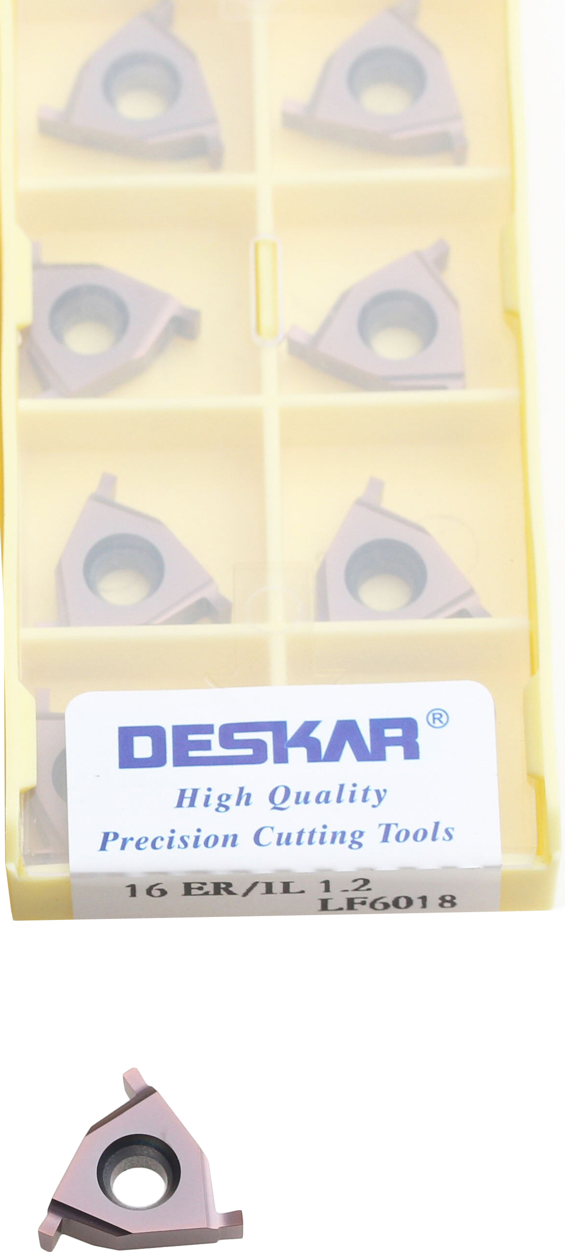 Фото 3: 16ER IL 1.2 LF6018 пластина отрезная, канавочная DESKAR