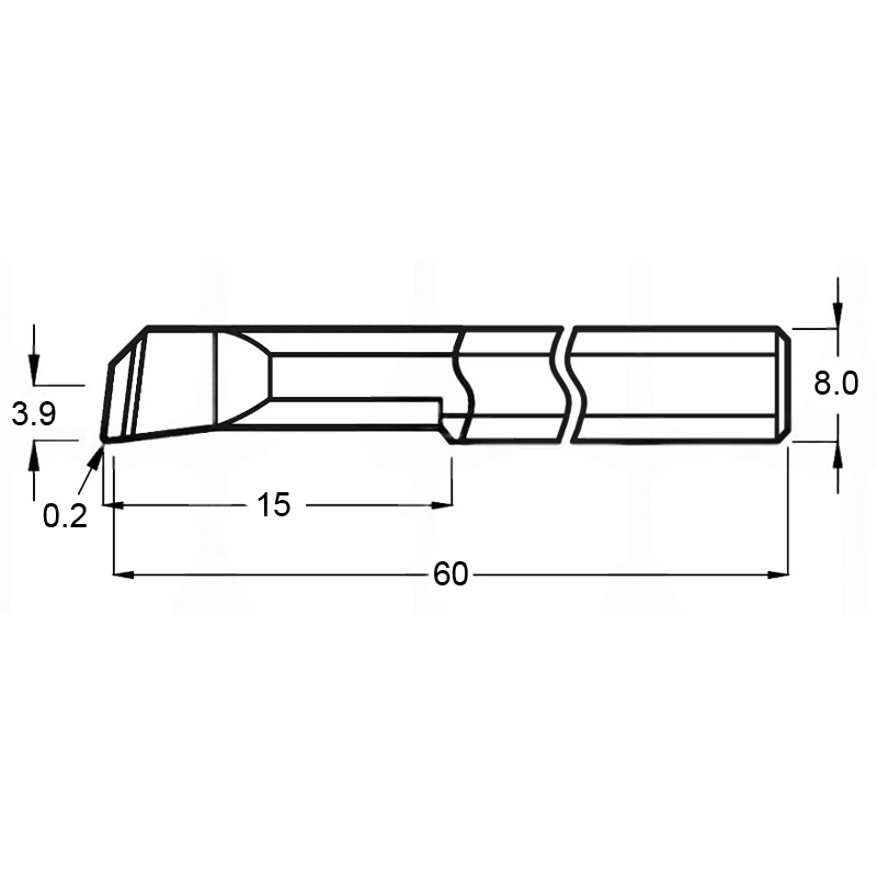 Фото 2: MTR 8 R0.2 L15 минирезец Deskar