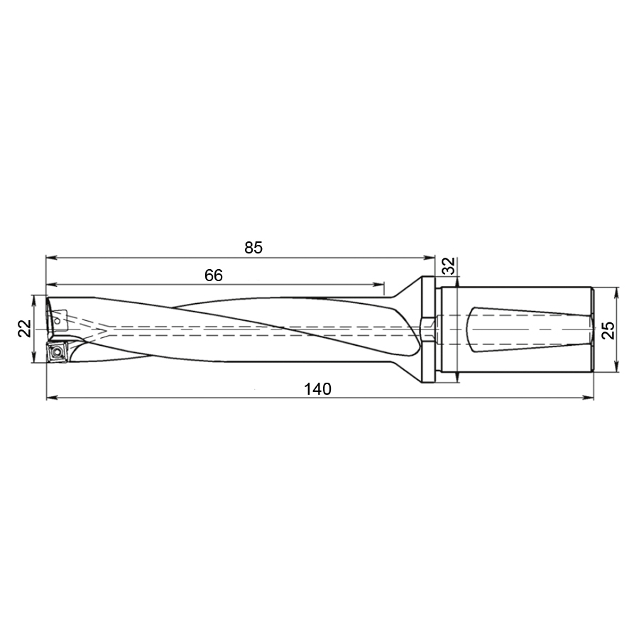 dt190-022wn25r01so06-3d-ik схема сверла со сменными пластинами с размерами