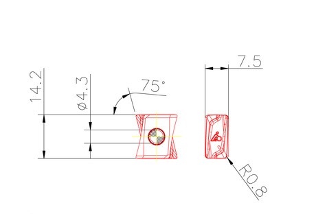 Фото 2: LOEU 130708R L  HB7635 пластина