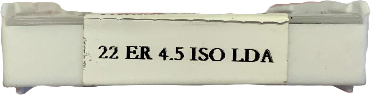 Фото 7: 22ER 4.5 ISO LDA пластина резьбовая DESKAR