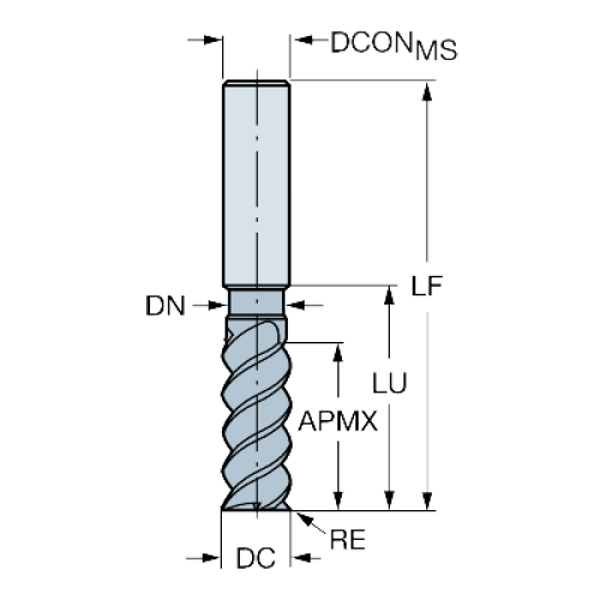 Фото 2: R216.24-12050GCC26P 1620 фреза