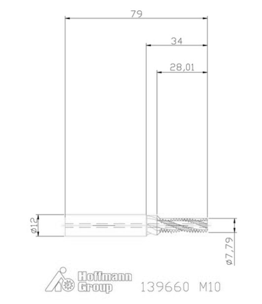 Фото 2: 139660 M10 резьбофреза