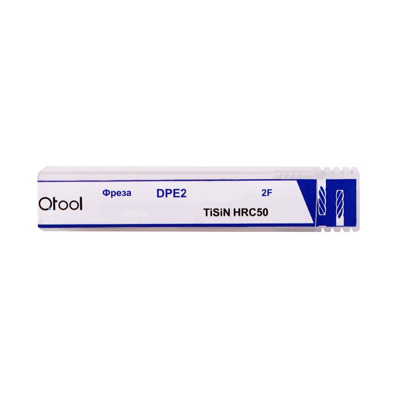 6.0х6х20х75 2F TiSin фреза концевая DPE2060675 Qtool - фотография 2 Фото 2: 6.0х6х20х75 2F TiSin фреза концевая DPE2060675 Qtool