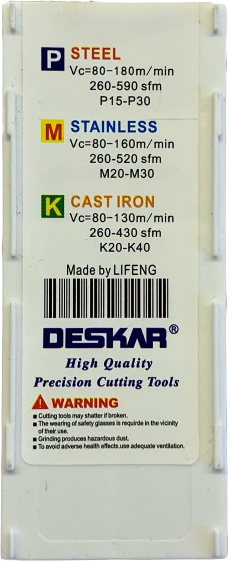 Фото 6: 16IR 0.75 ISO LDA пластина резьбовая DESKAR