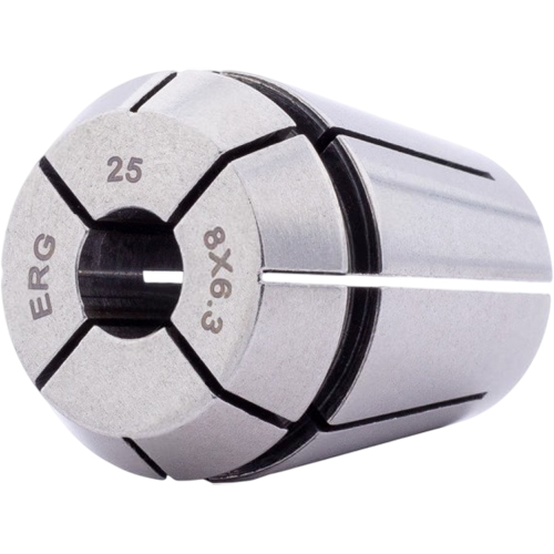 ER25G-8x6.3 цанга с четырехгр. Zegyo - фотография 1 Фото 1: ER25G-8x6.3 цанга с четырехгр. Zegyo