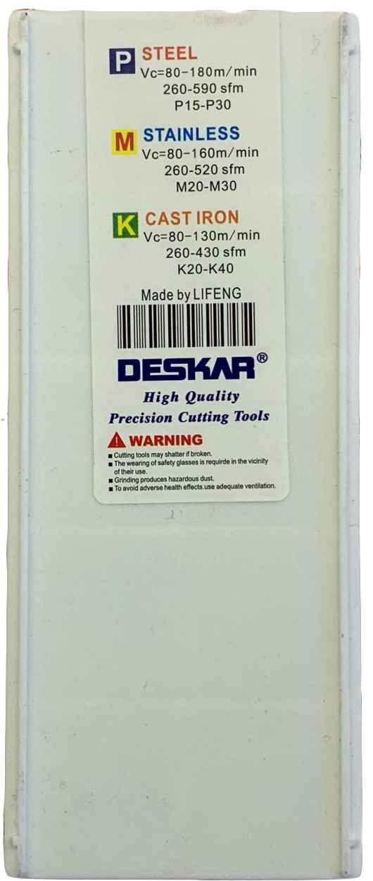 Фото 6: 22ER 6.0 ISO LDA пластина резьбовая DESKAR