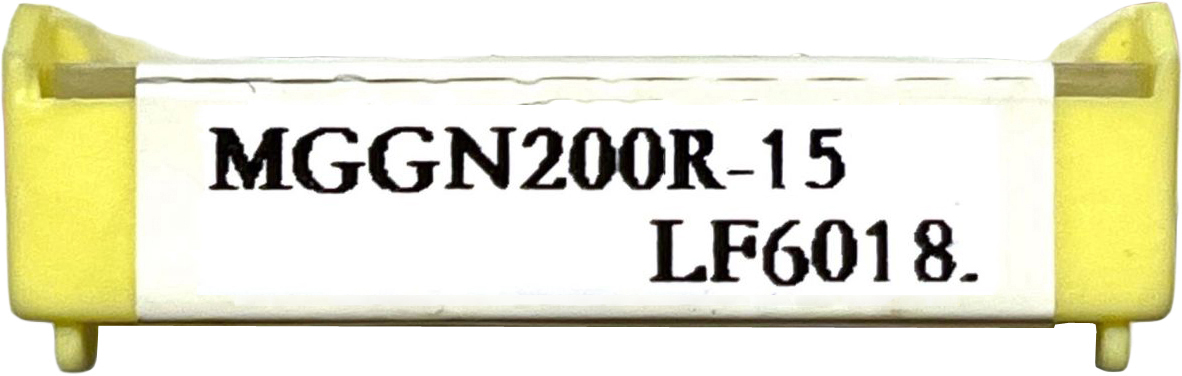 Фото 4: MGGN 200 R 15 LF6018 пластина отрезная, канавочная DESKAR