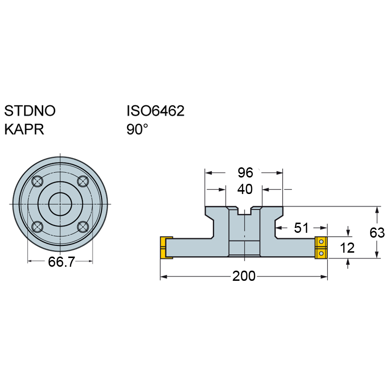 Фото 2: R331.32-200Q40FM12.00 фреза дисковая