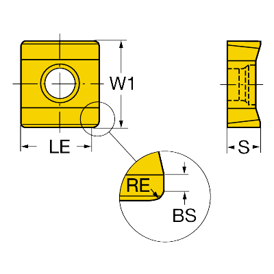Фото 2: N331 1A043505H PL 4340 пластина для фрез