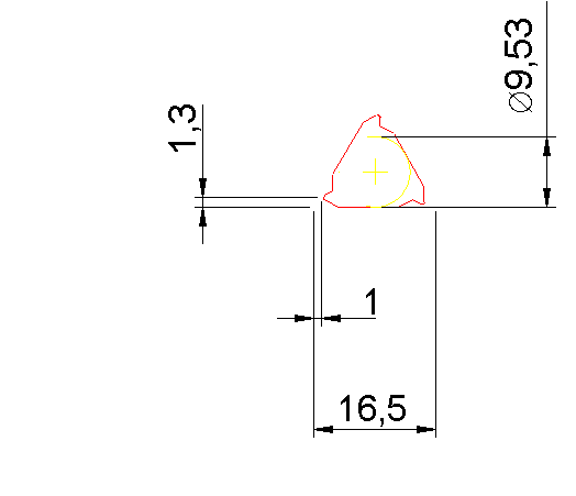 Фото 2: 16ER 60/ 2.0 ISO HB7010 пластина резьбовая