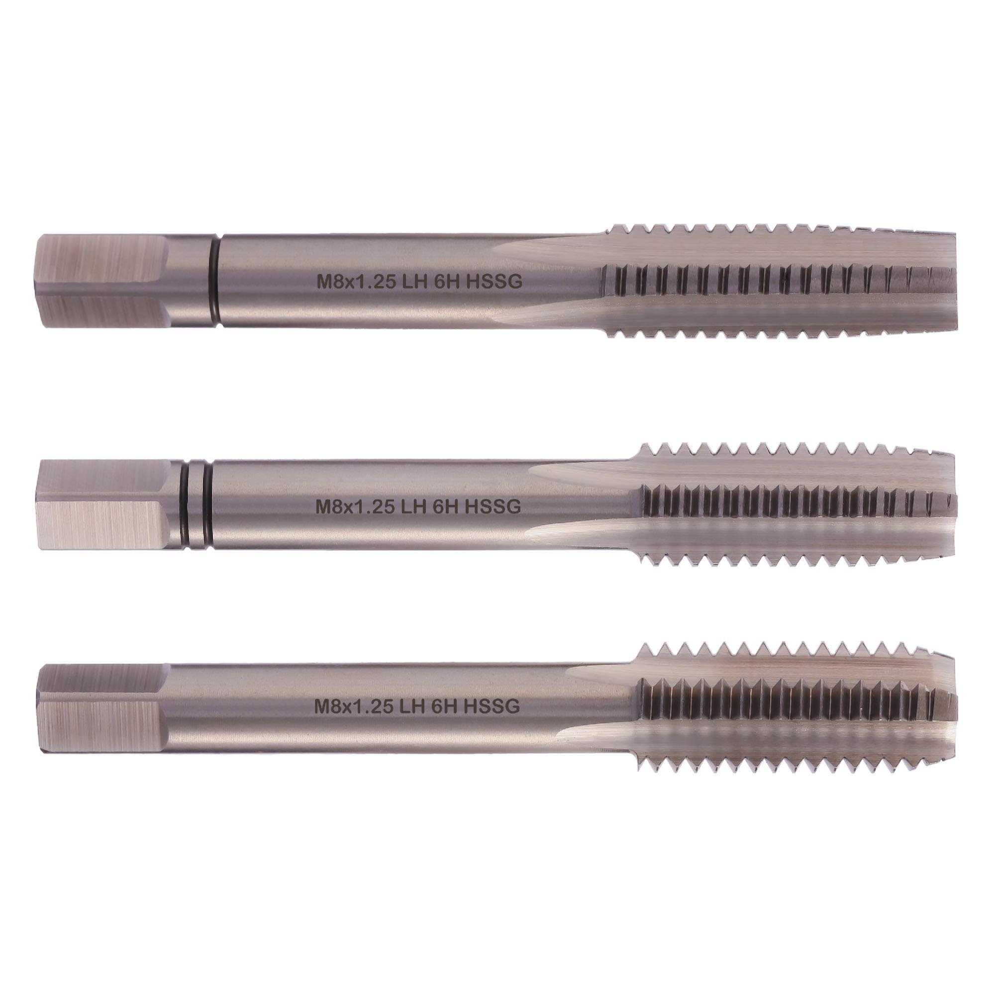 М 8.0х1.25 левый DIN352 6h 56мм набор метчиков 3 шт Qtool - фотография 1 Фото 1: М 8.0х1.25 левый DIN352 6h 56мм набор метчиков 3 шт Qtool