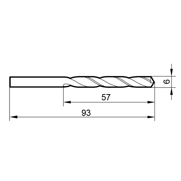 Фото 2: 2464 6.000 сверло твердосплавное