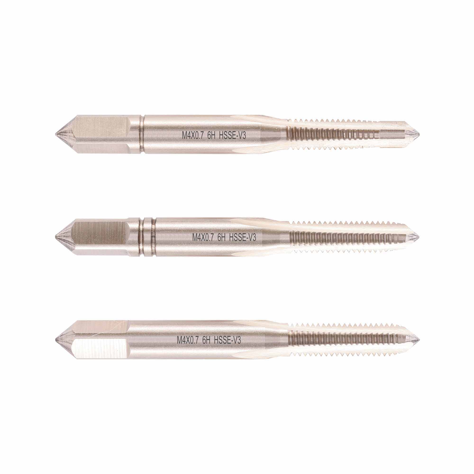 М 4.0х0.7 с цапфой DIN352 HSS-EV3 6h набор метчиков 3 шт Qtool - фотография 1 Фото 1: М 4.0х0.7 с цапфой DIN352 HSS-EV3 6h набор метчиков 3 шт Qtool