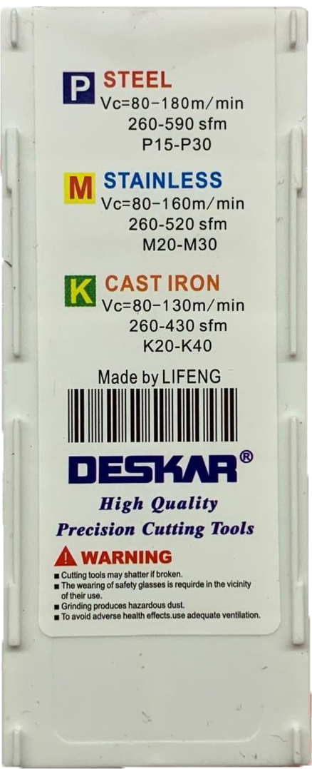 Фото 7: 16IR 1.5 ISO LDA пластина резьбовая DESKAR