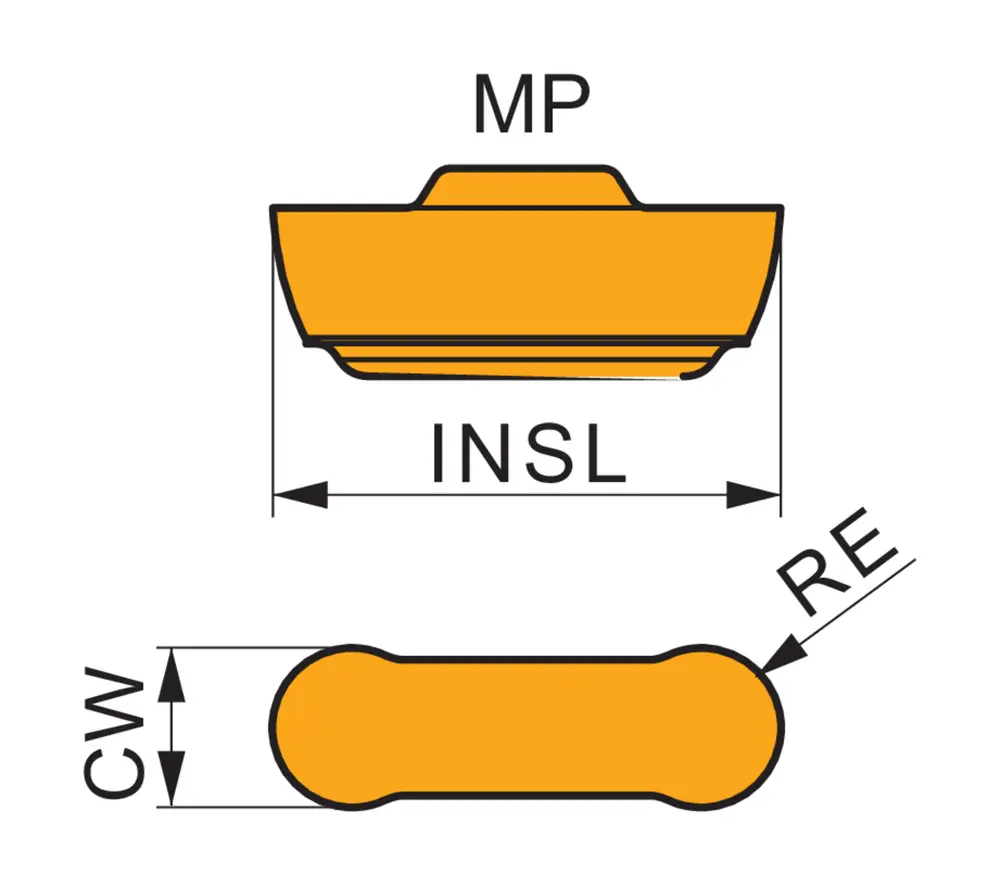 Фото 2: LCMF 0313MO MP T8330 отрезная, канавочная пластина