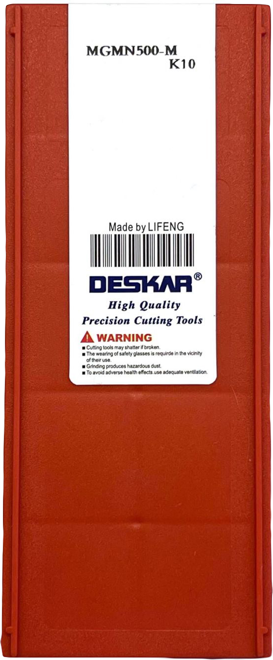 Фото 8: MGMN 500 M K10 пластина отрезная, канавочная DESKAR