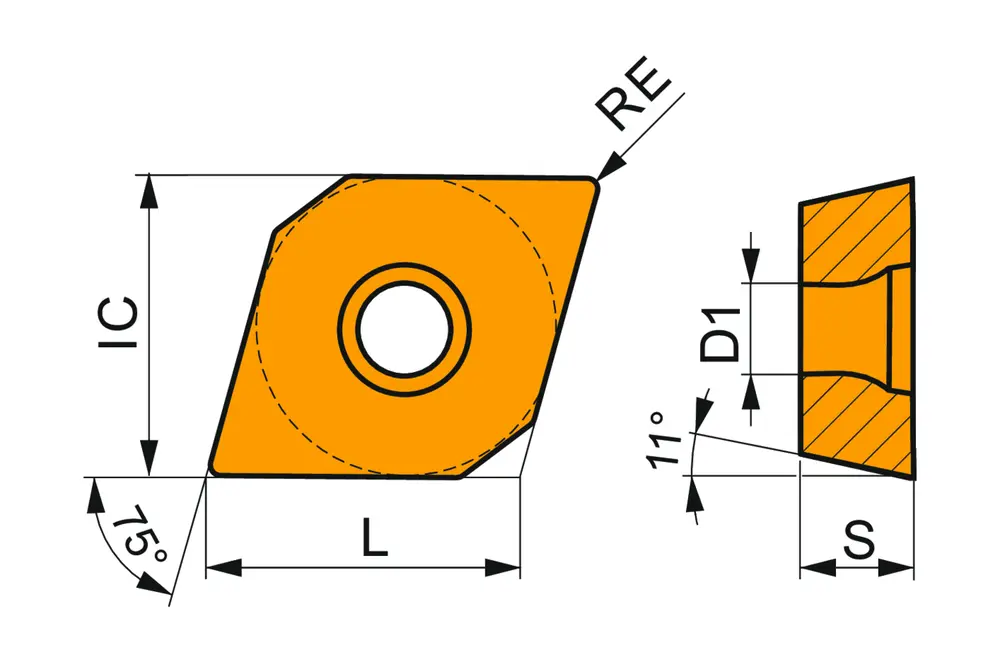 Фото 2: EPMT 050202E NF2 TT010 пластина для точения